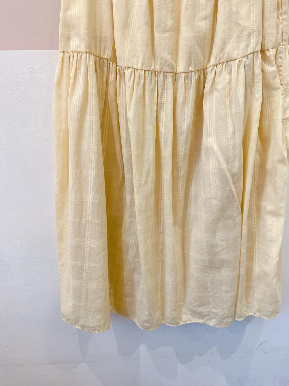 Saia midi amarela Prissé 40