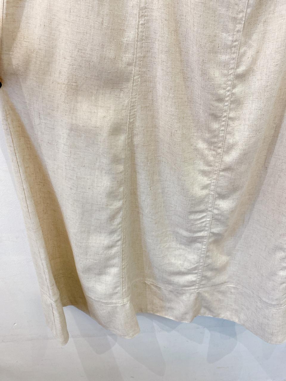 Saia midi bege Shoulder 38