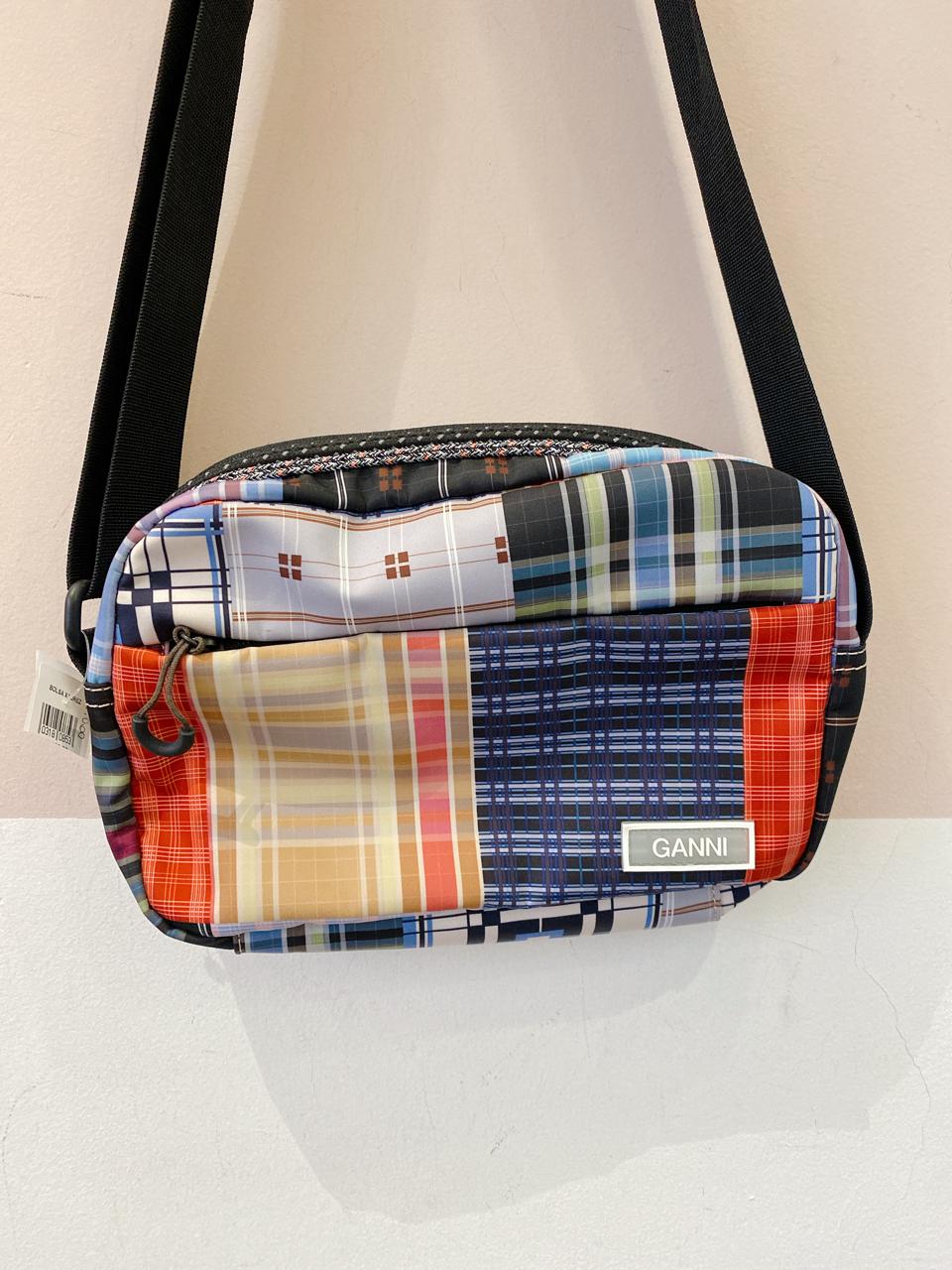Bolsa xadrez Ganni