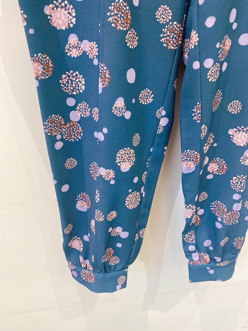 Calça azul estampada Antix M