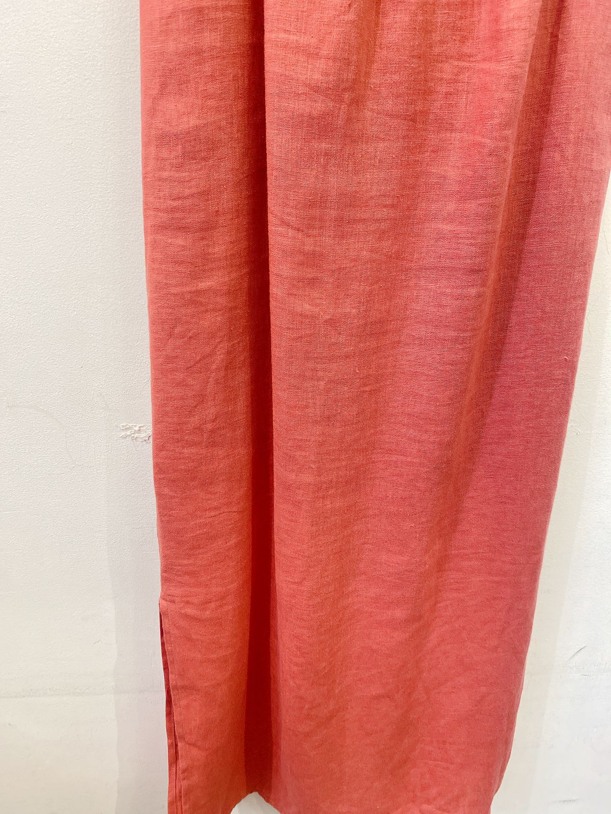 Vestido midi linho goiaba Mria Filó M