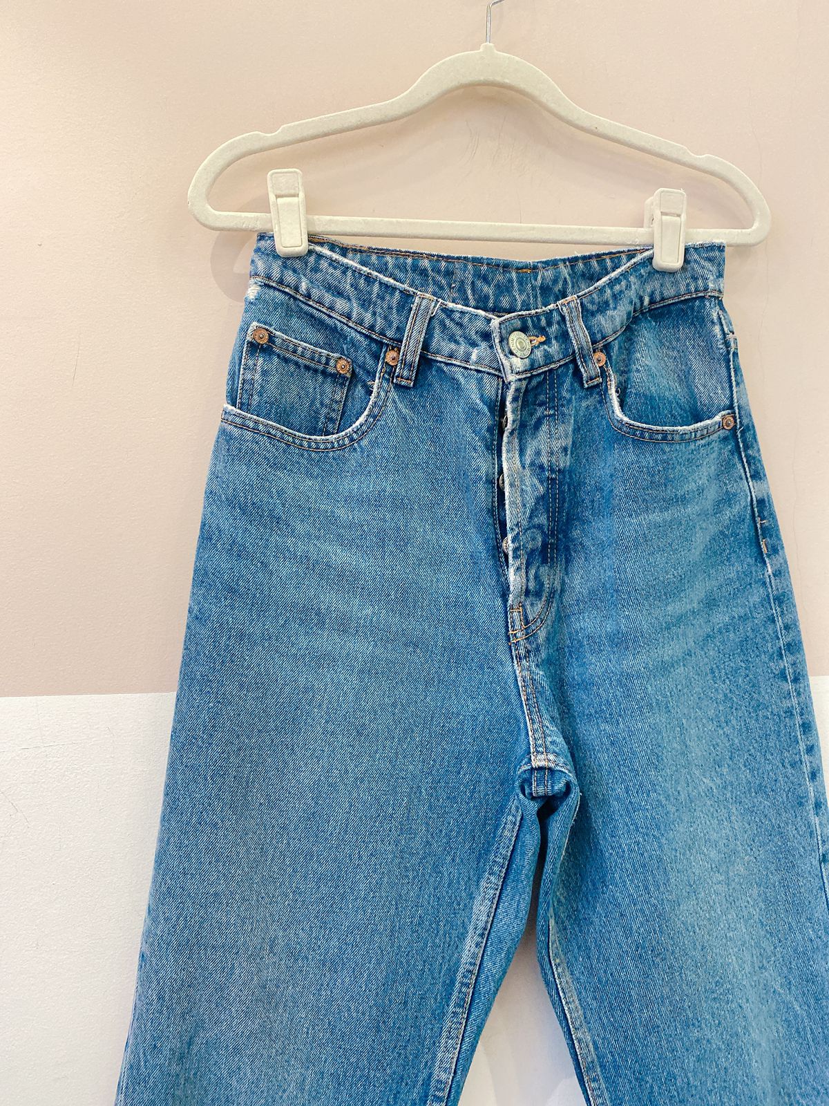 Calça jeans botões Zara 34