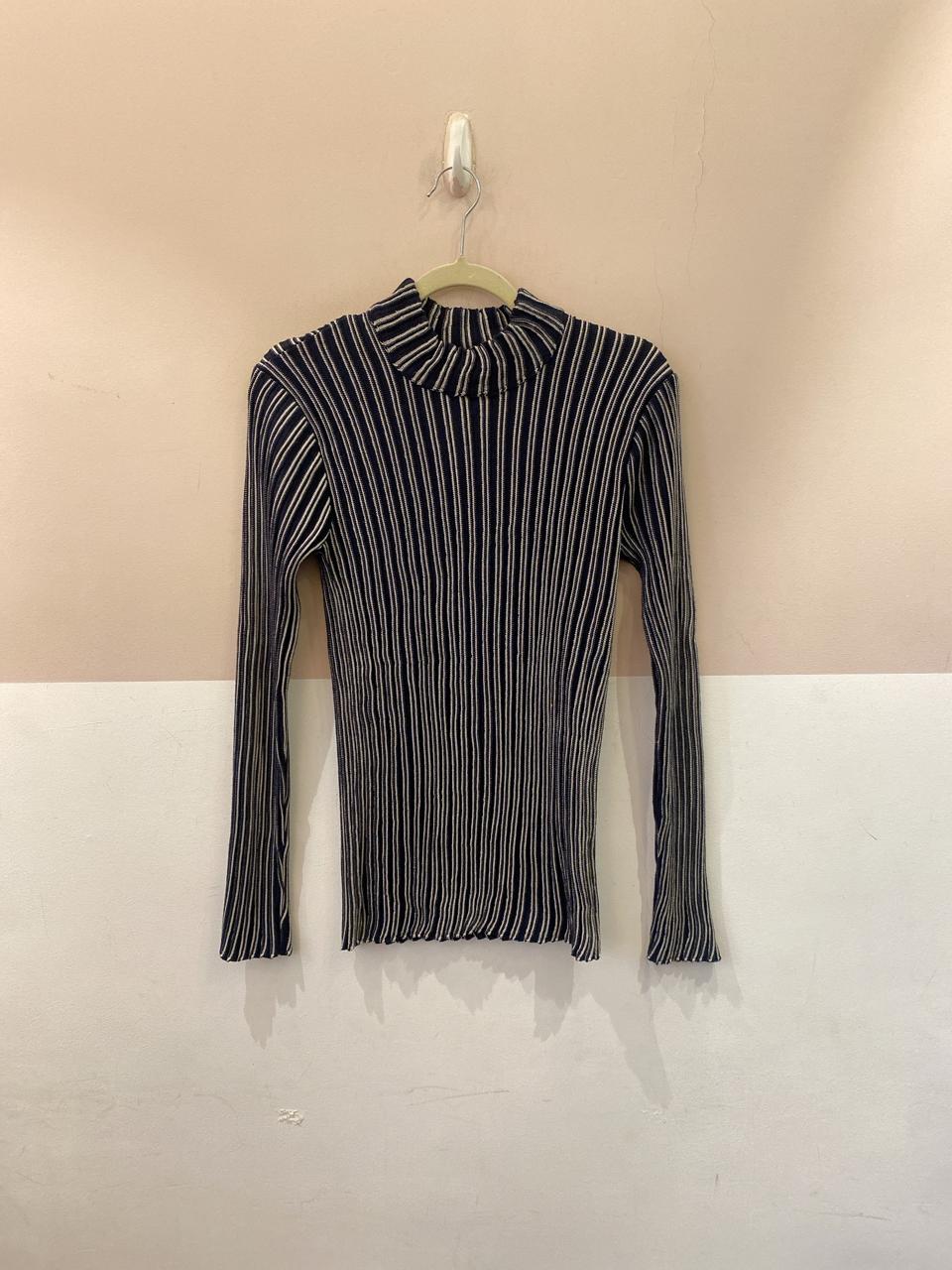 Blusa tricot marinho Maria Filó G