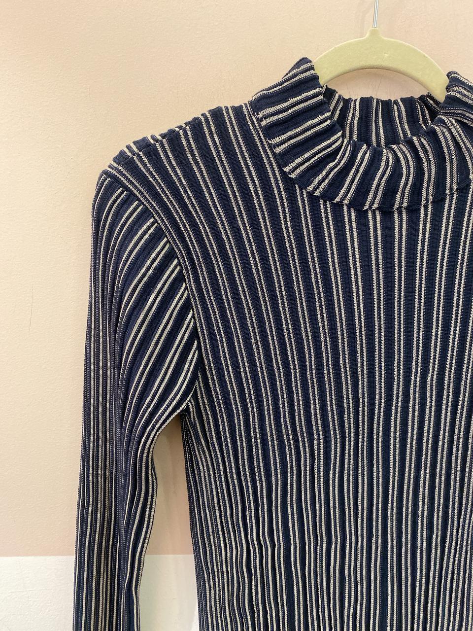 Blusa tricot marinho Maria Filó G