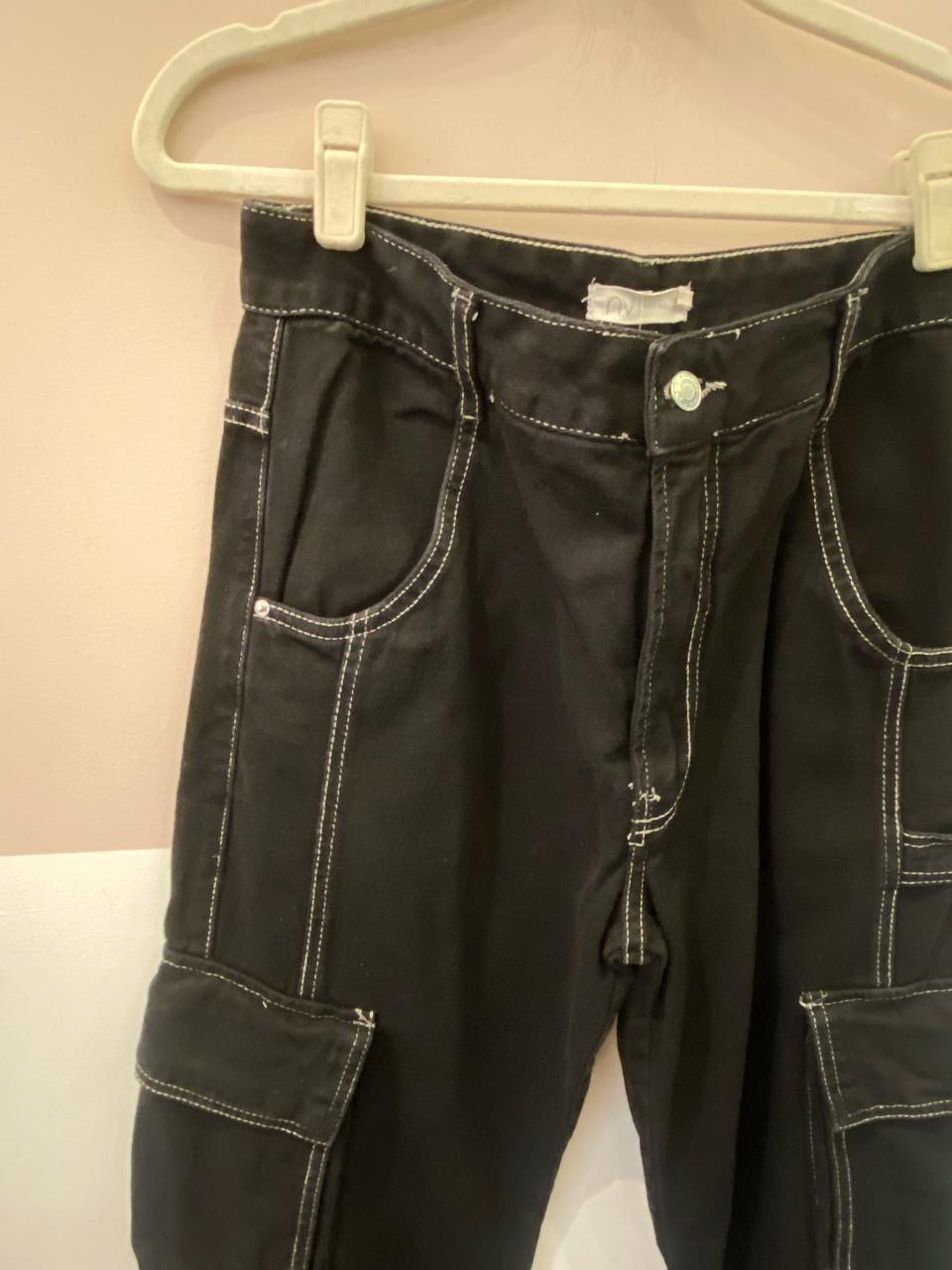 Calça cargo preta NV 36