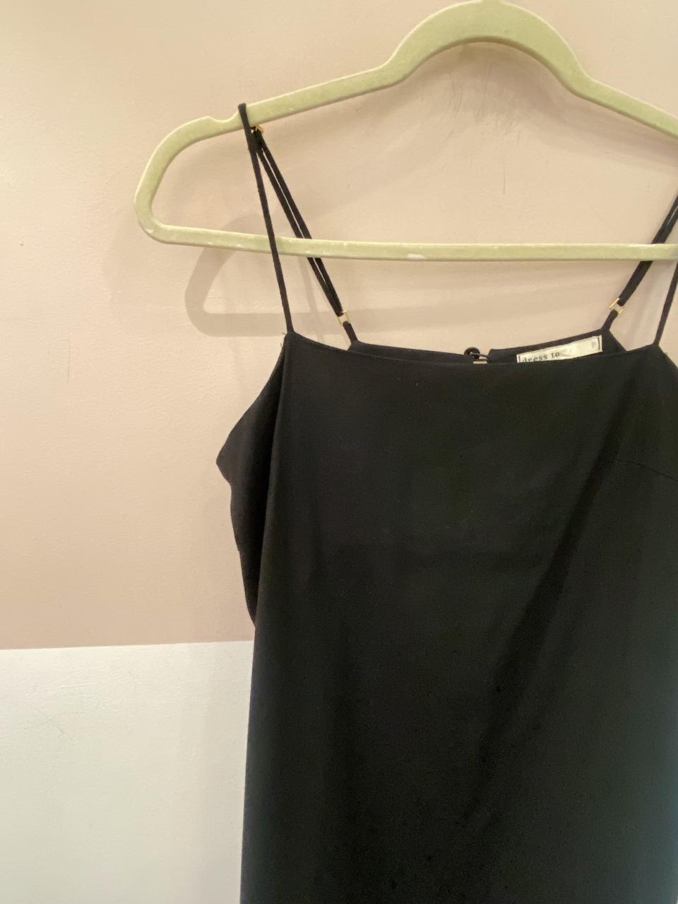 Vestido curto preto viscolinho Dress To P