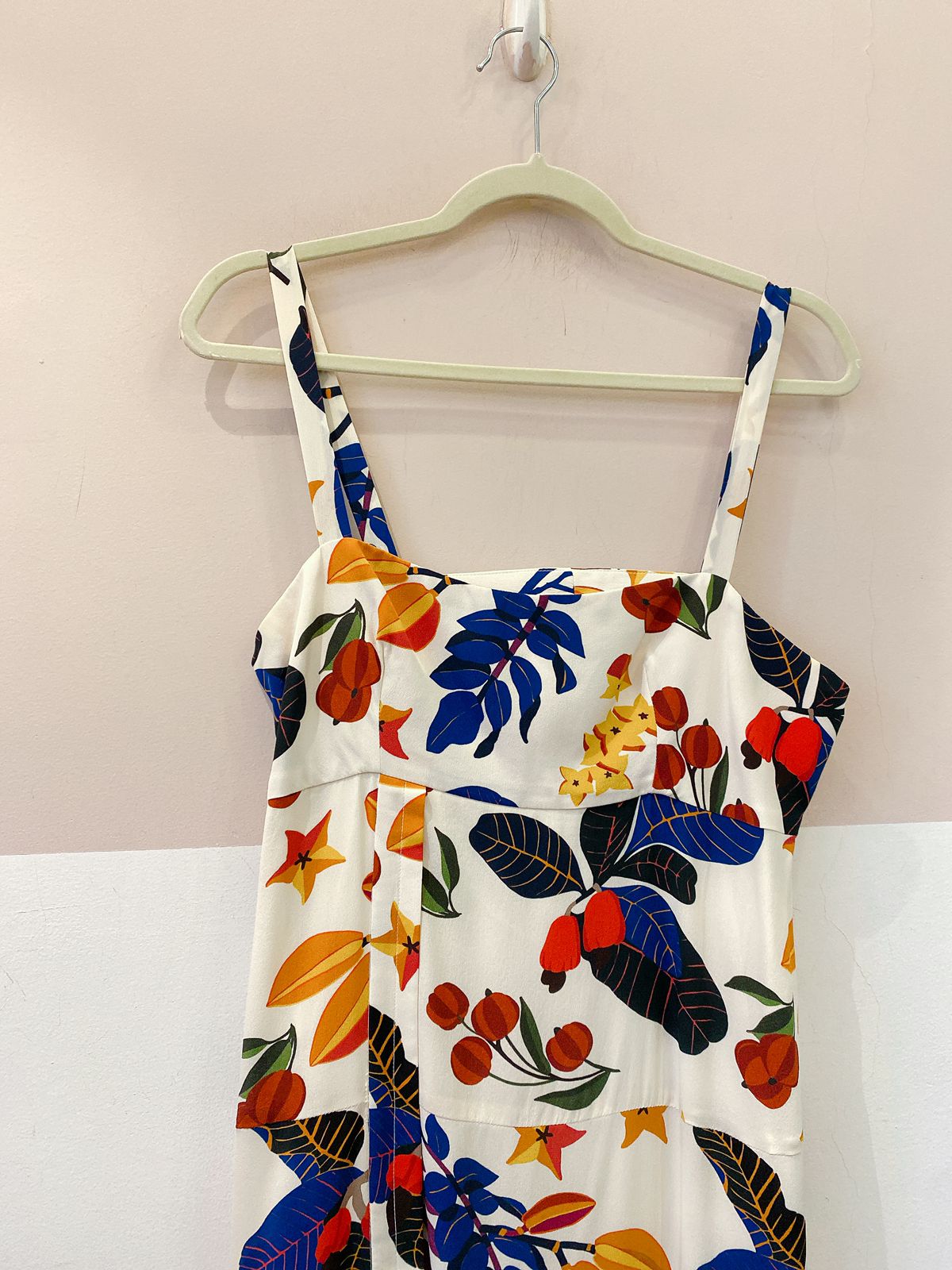Vestido midi off estampado Abrand 40