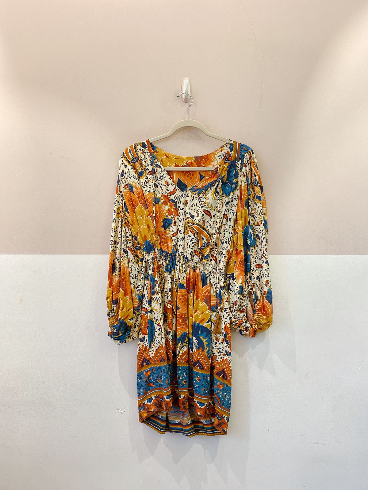 Vestido curto estampado Farm G