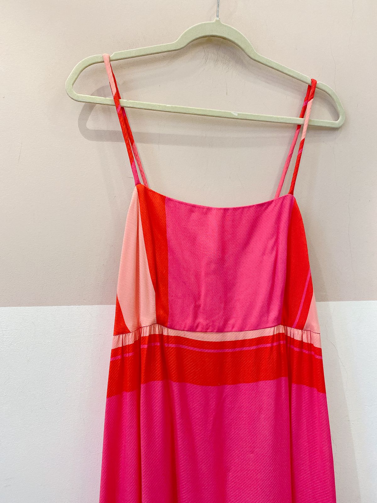 Vestido midi pink estampado Dress To GG