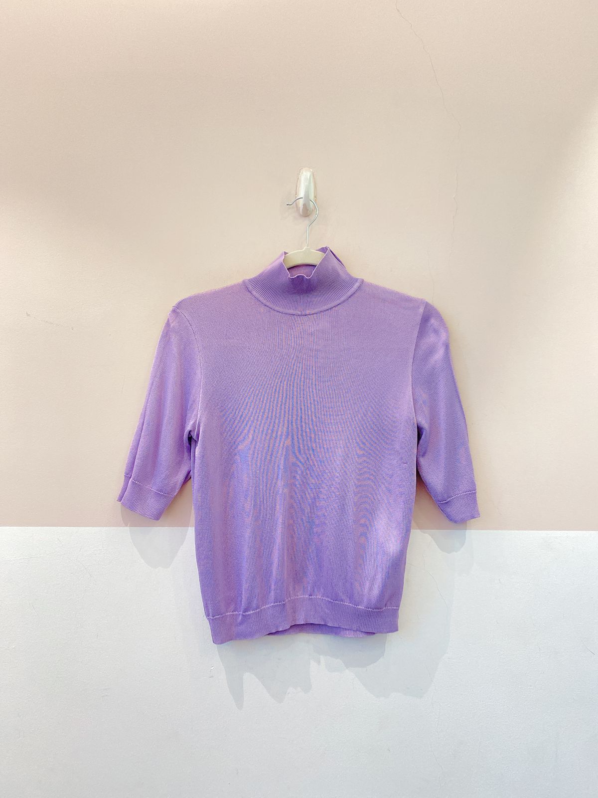 Blusa tricot lilás Eva G