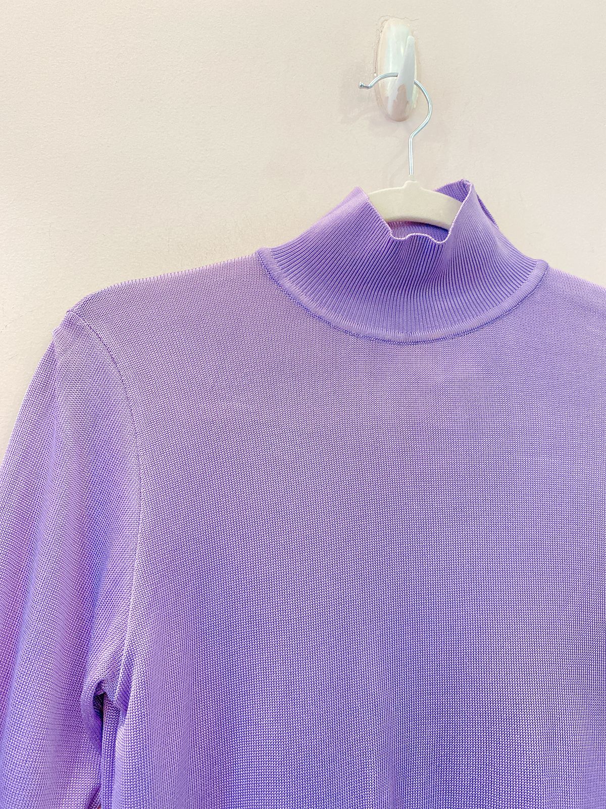 Blusa tricot lilás Eva G
