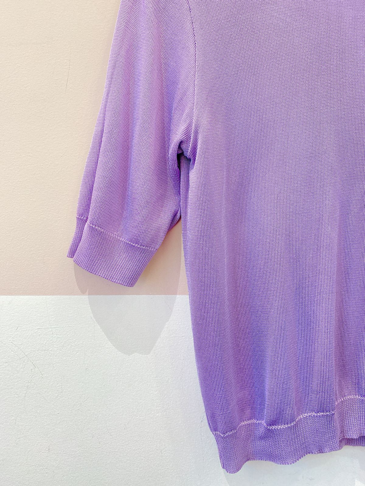 Blusa tricot lilás Eva G