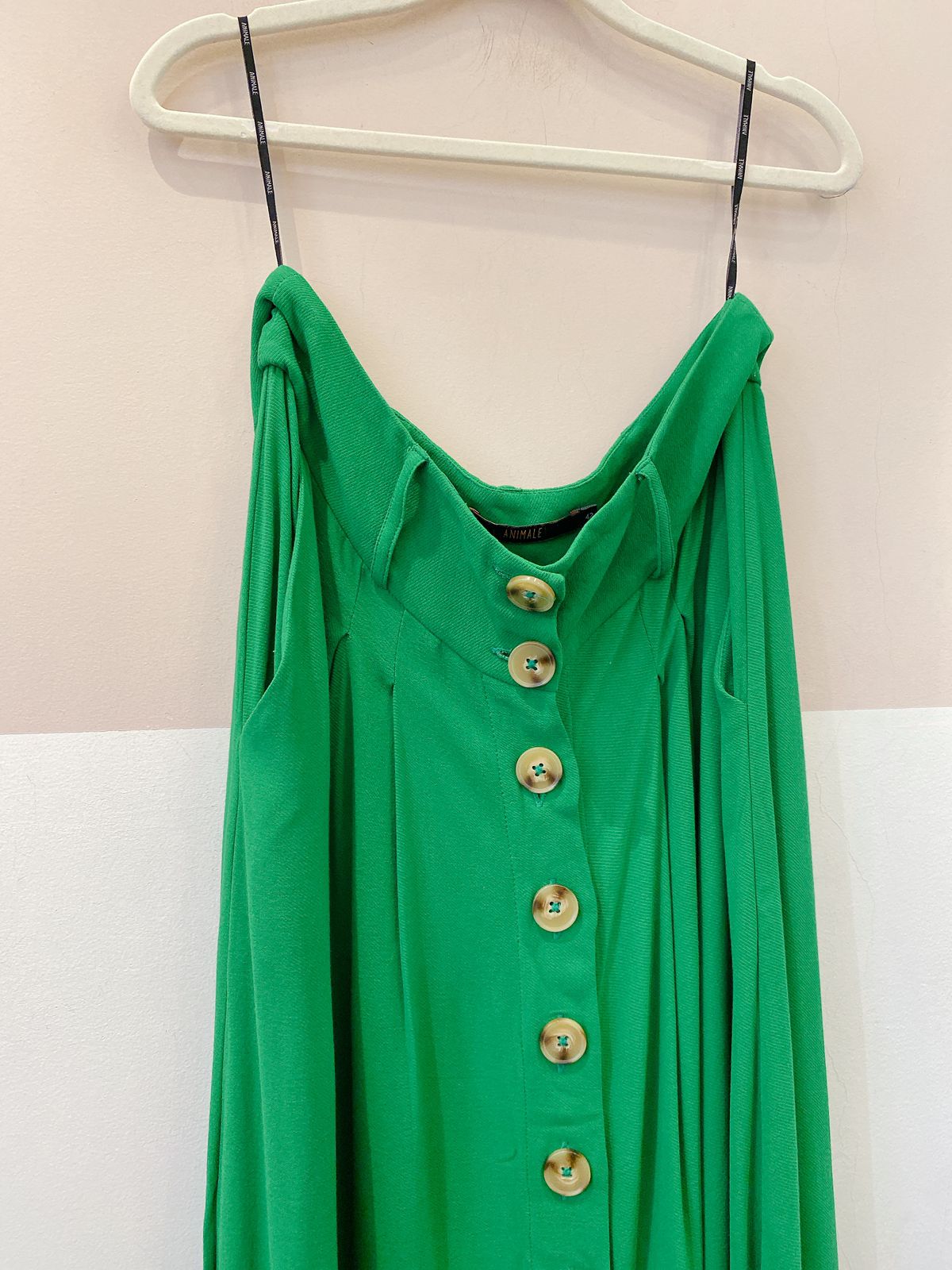 Saia midi verde Animale 42