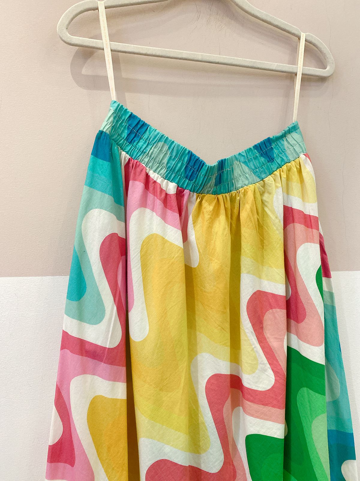 Saia midi estampada Farm G