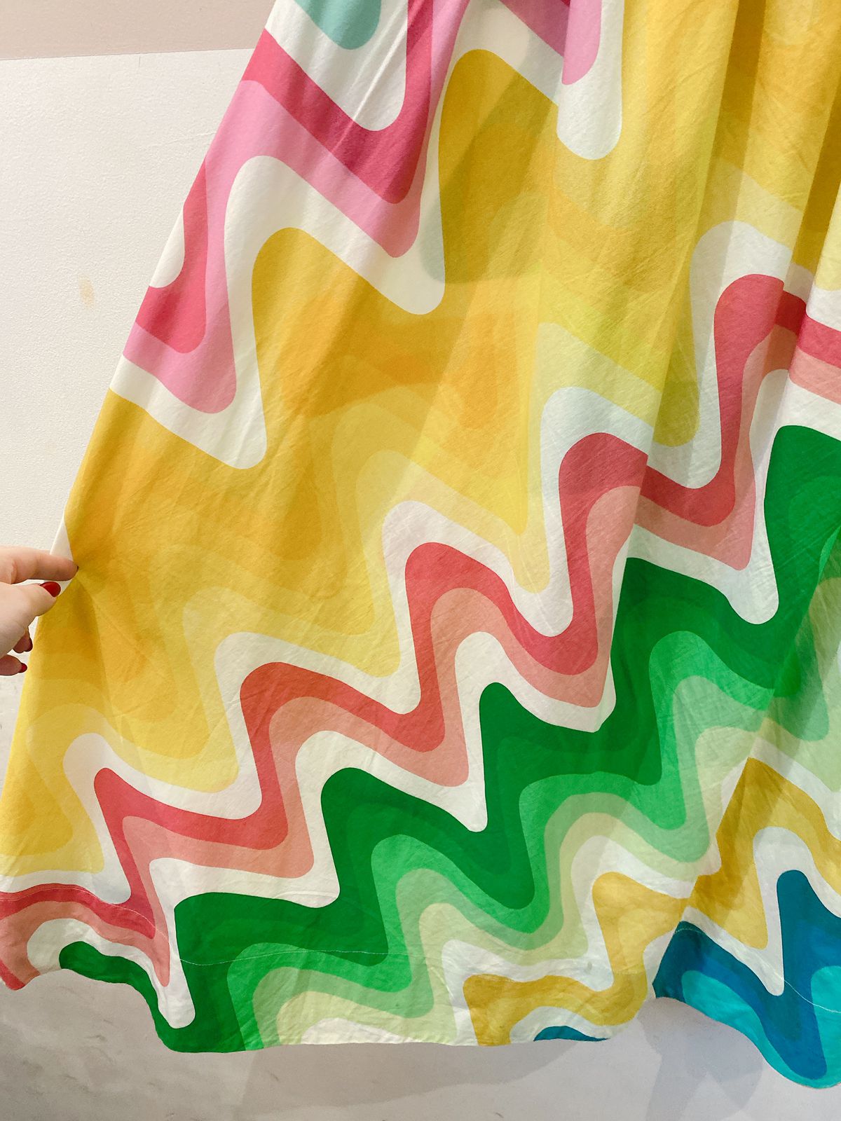 Saia midi estampada Farm G