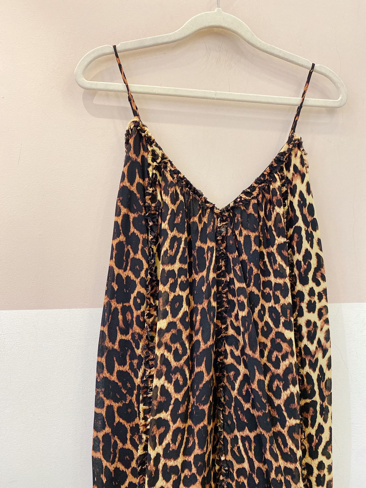 Vestido midi onça Maria Filó G