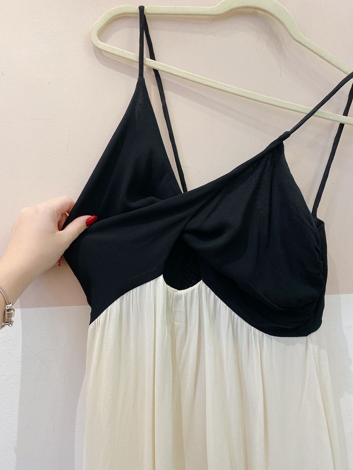Vestido midi off busto preto Animale 40