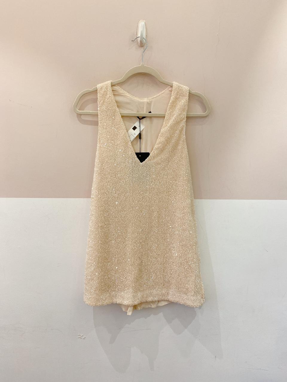 Blusa paetês rose Animale P