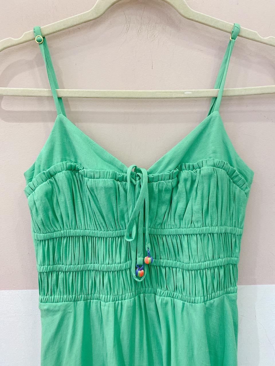 Vestido midi verde Litt 36