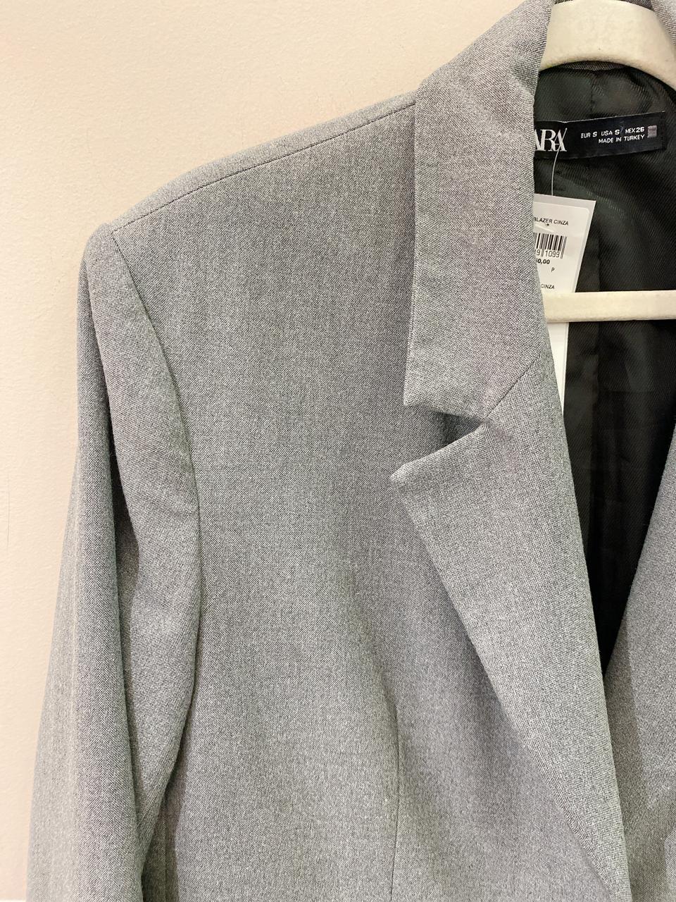 Blazer cinza Zara P