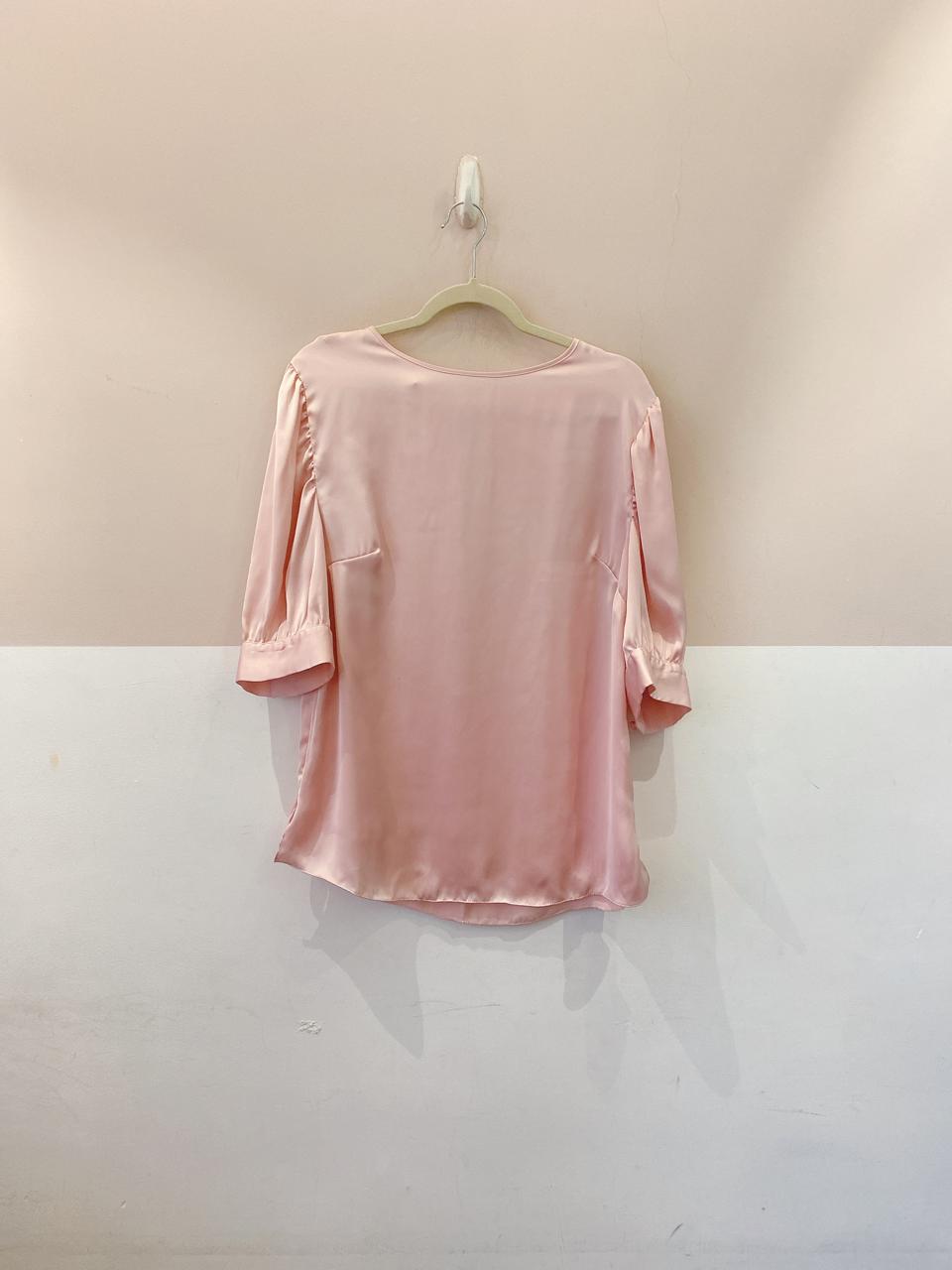 Blusa acetinada rosa Agilitá 42