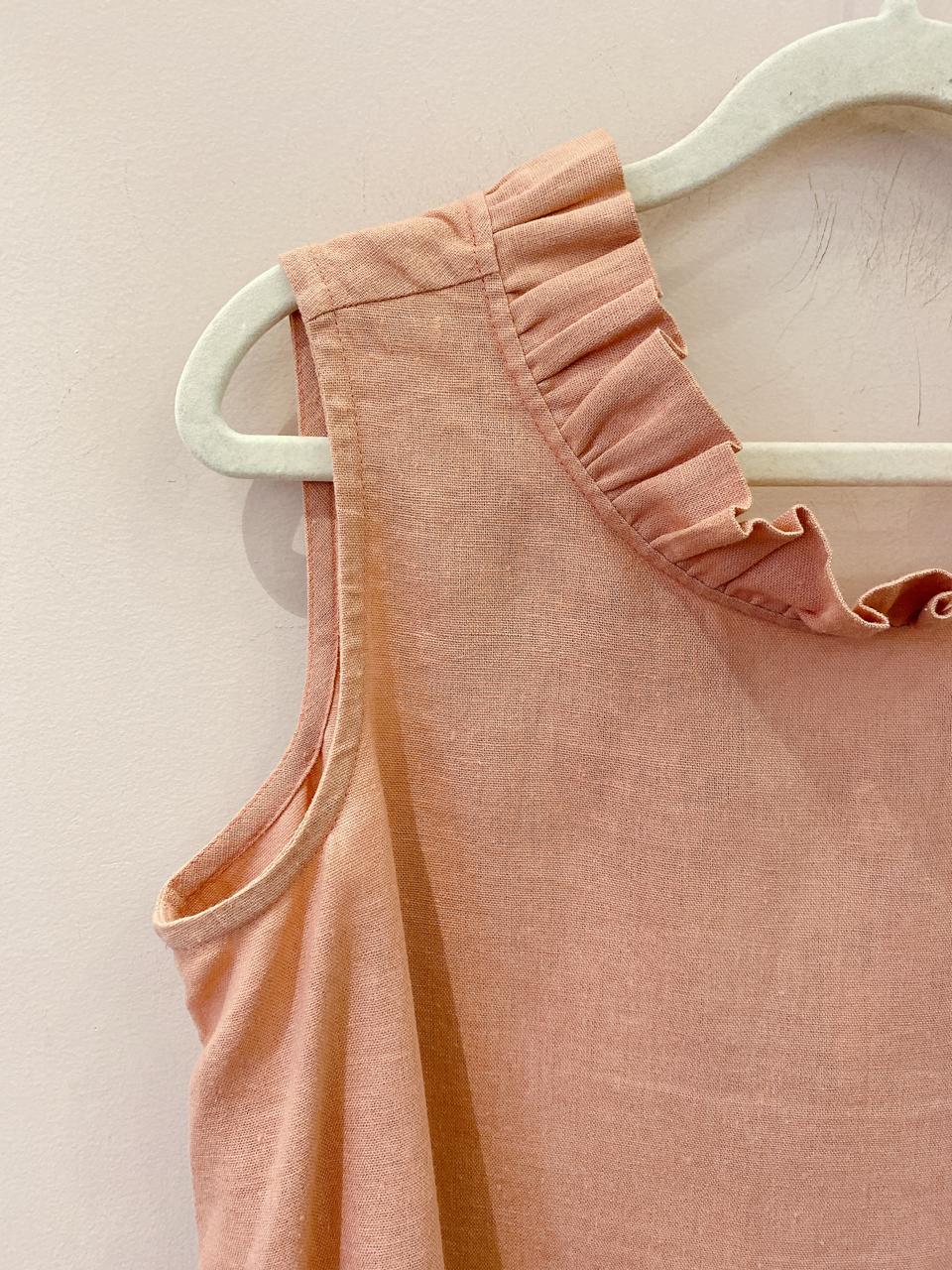 Blusa viscolinho rosa Âme G