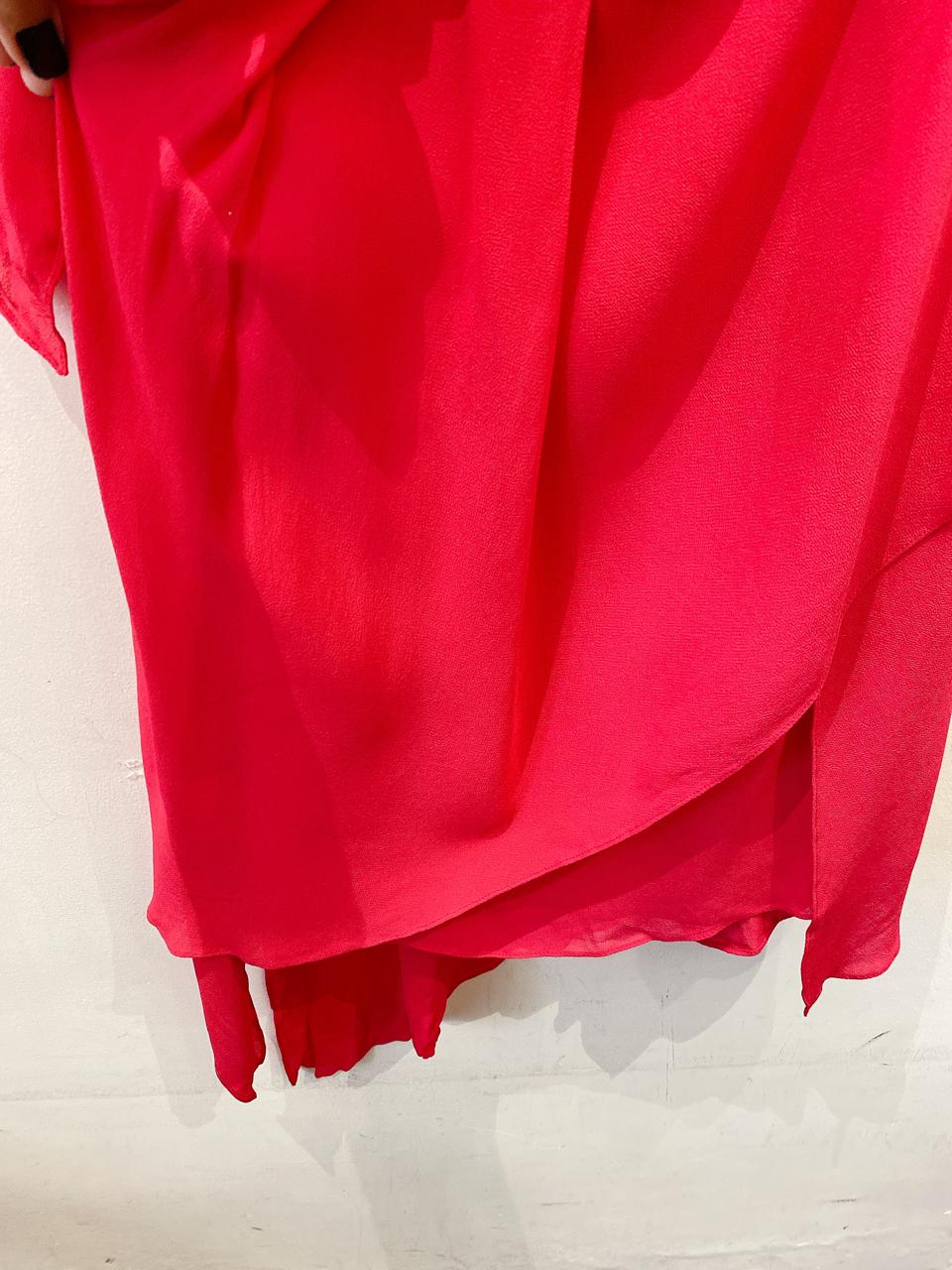 Vestido pink babados Animale 42