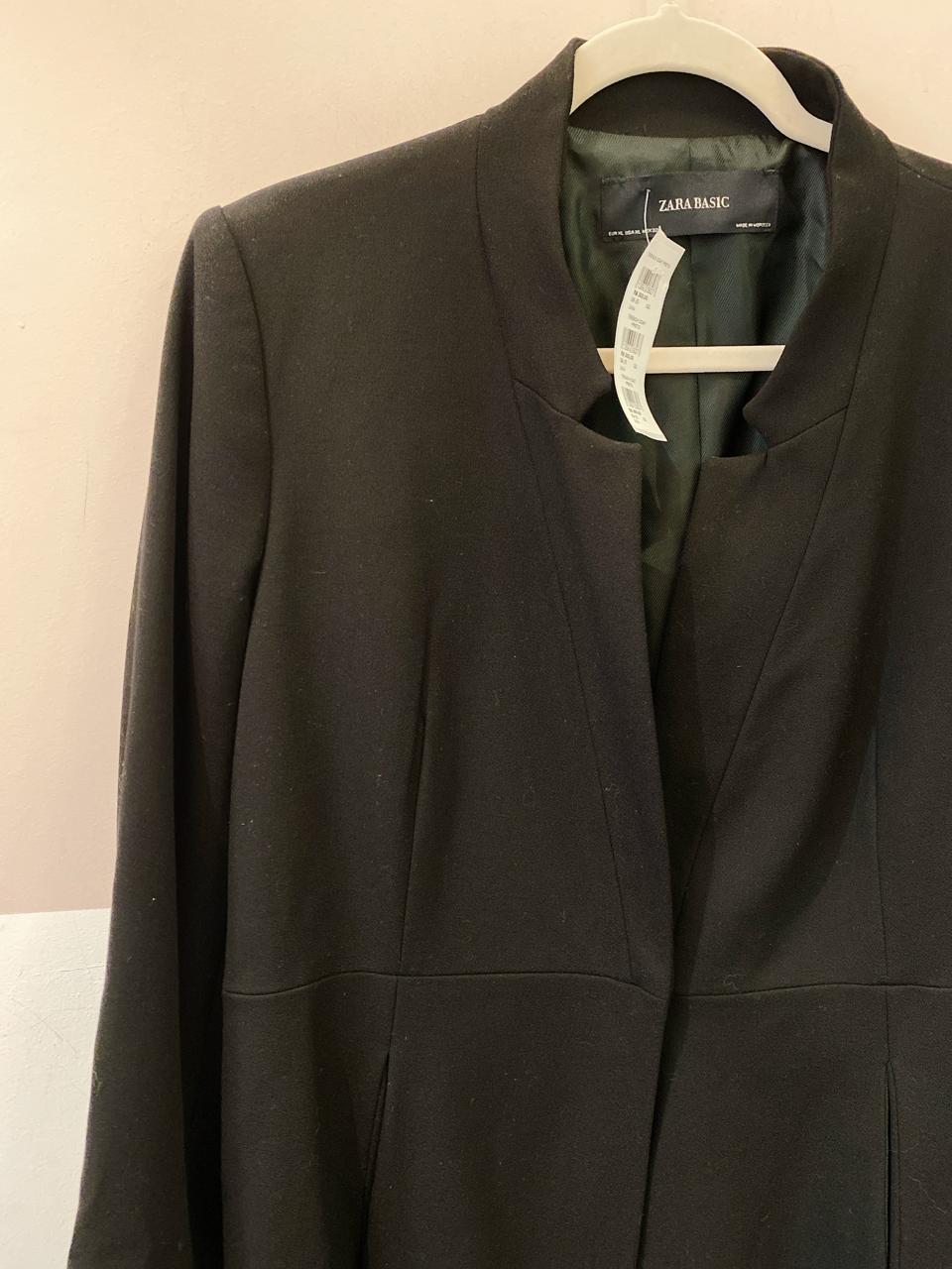 Trench coat preto Zara GG