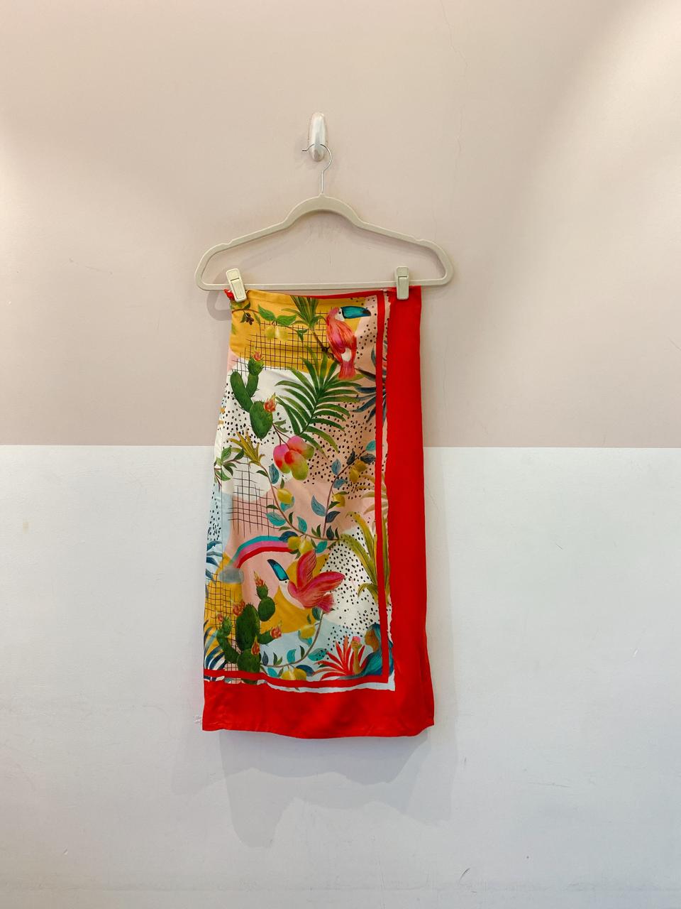 Saia envelope estampada Farm G