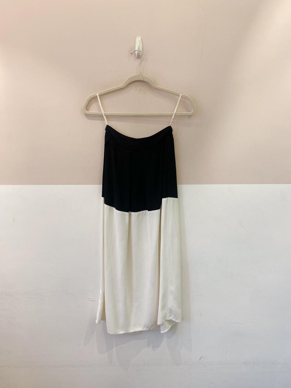 Saia midi bicolor p&b NV 34