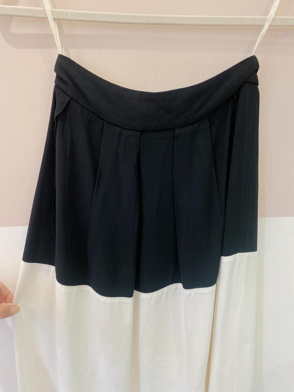 Saia midi bicolor p&b NV 34