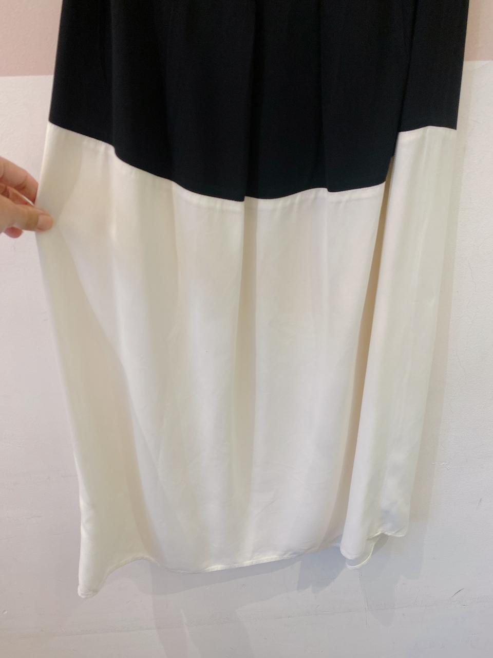 Saia midi bicolor p&b NV 34