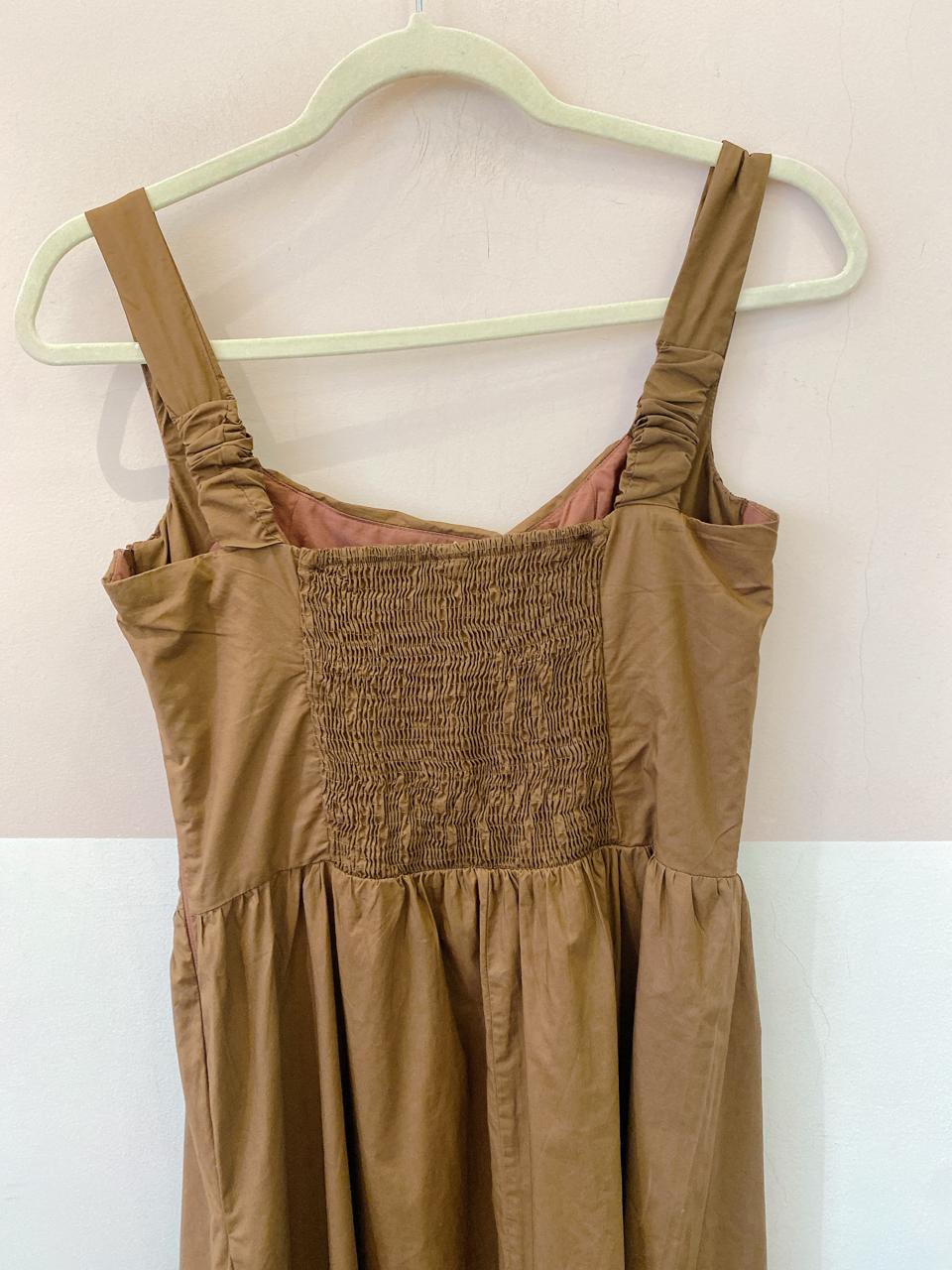 Vestido midi marrom Renner P