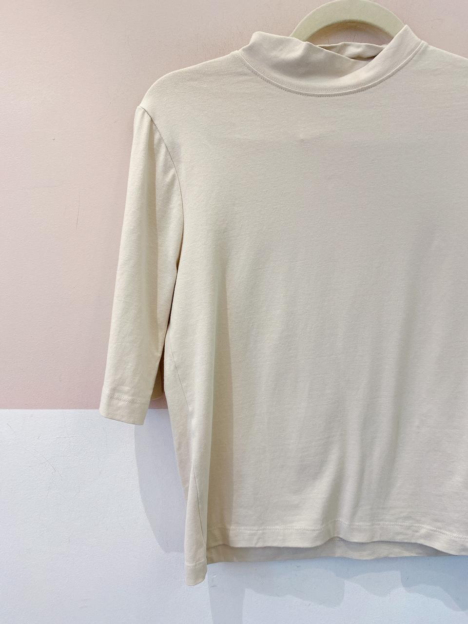Blusa malha bege Zara M