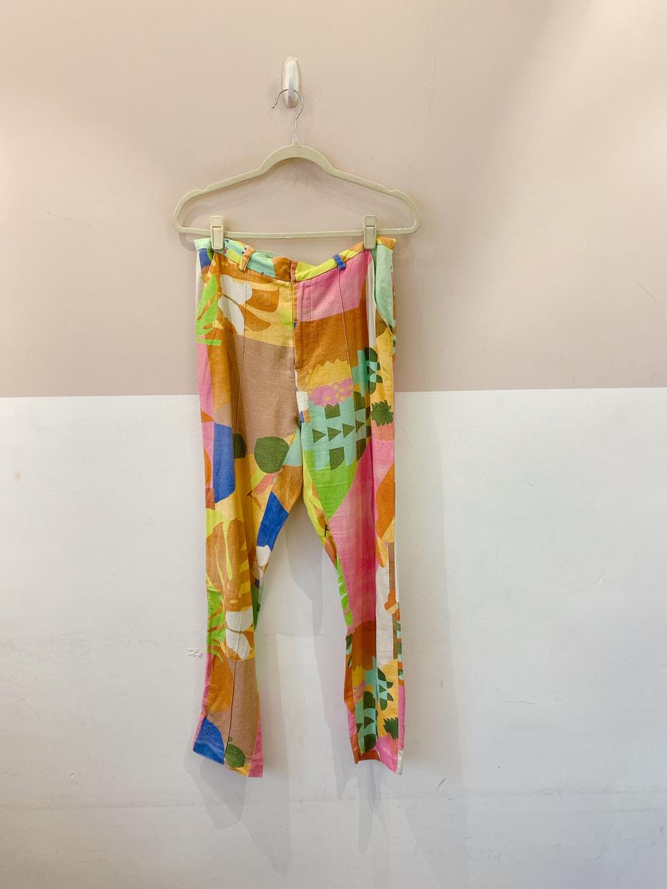 Calça estampada Farm M