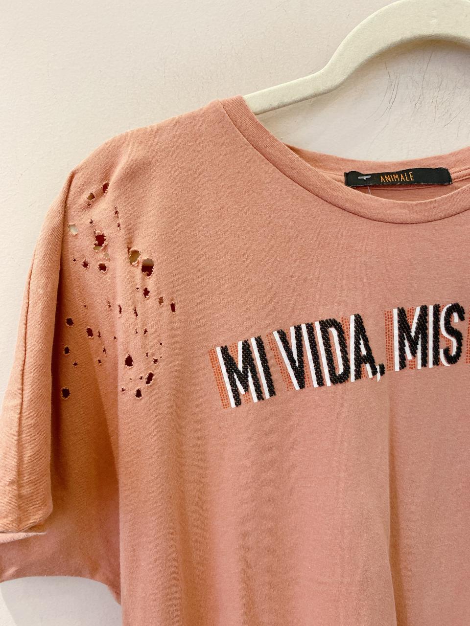 T-shirt goiaba mi vida, mis regras Animale M