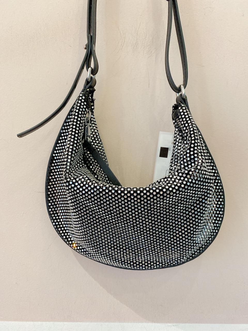 Bolsa baguete brilhos Zara