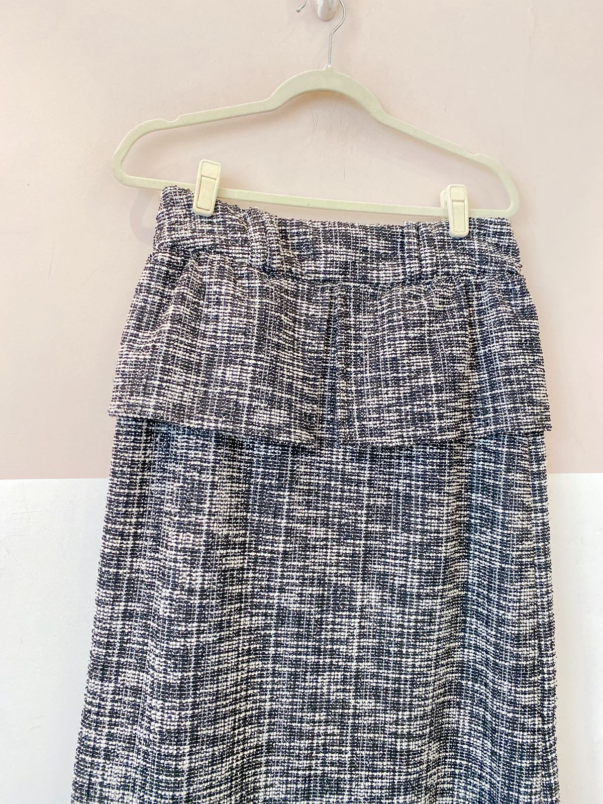 Saia midi tweed peplum Missinclof 42