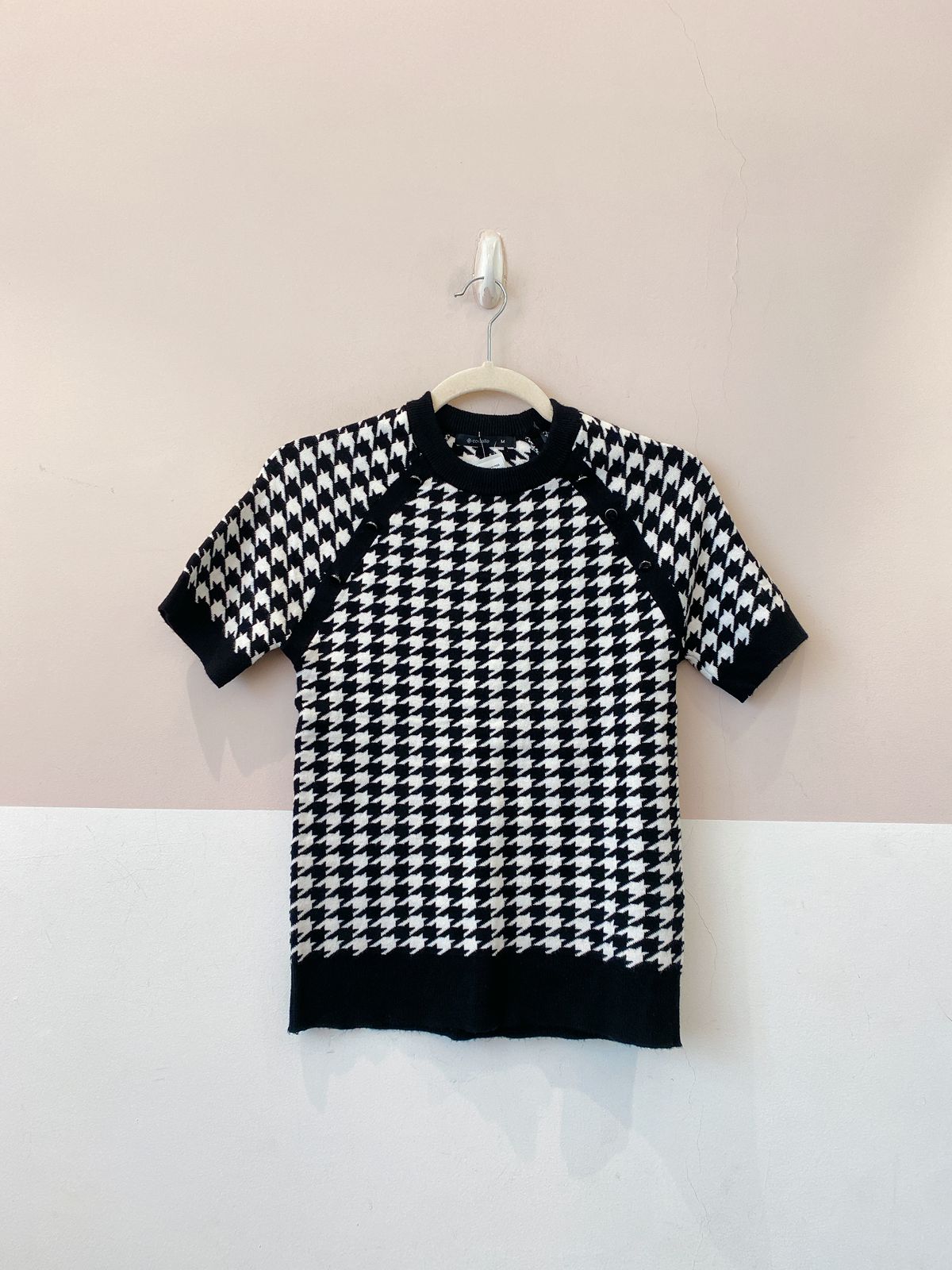 Blusa tricot pied poule p&b Renner M