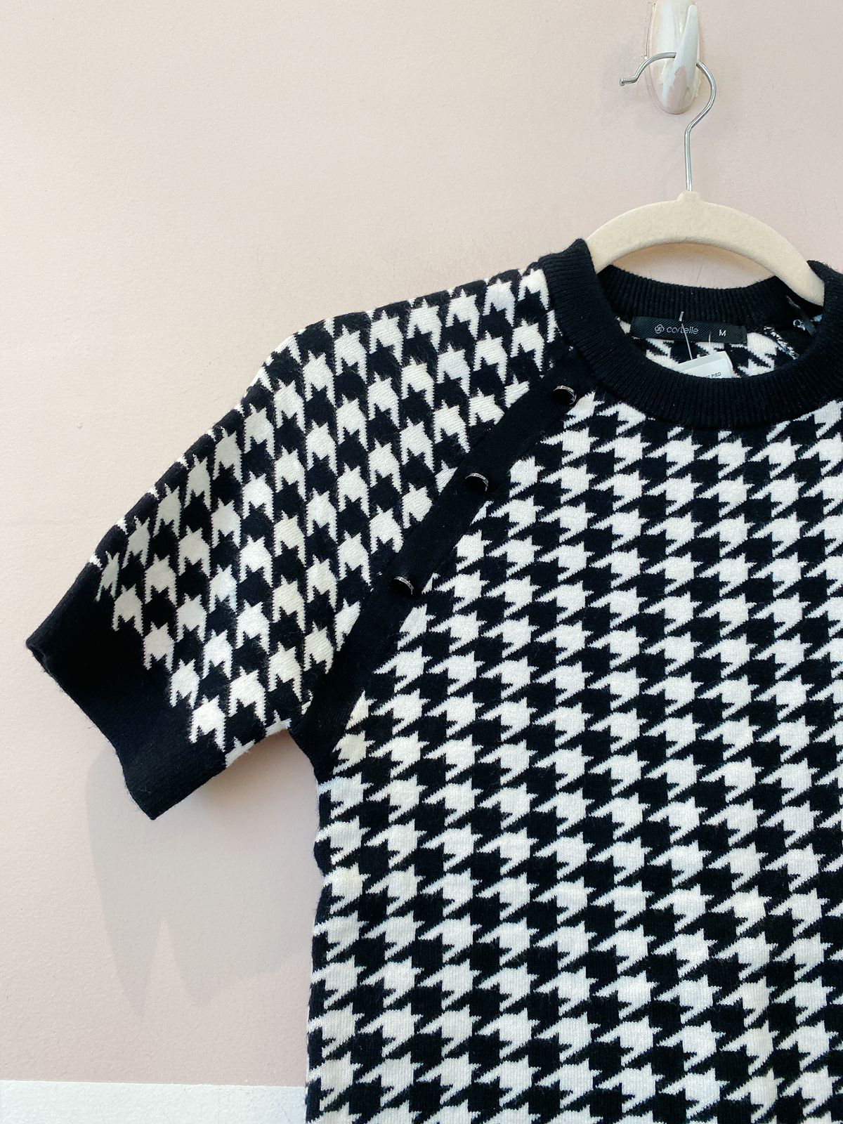 Blusa tricot pied poule p&b Renner M
