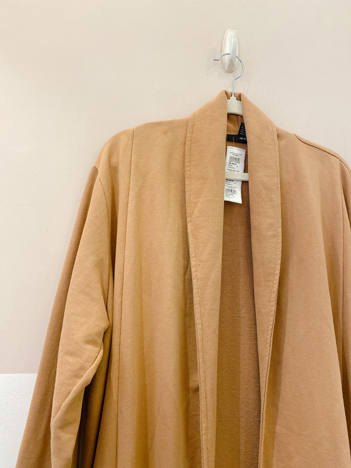 Casaco moletom caramelo Forever 21 M