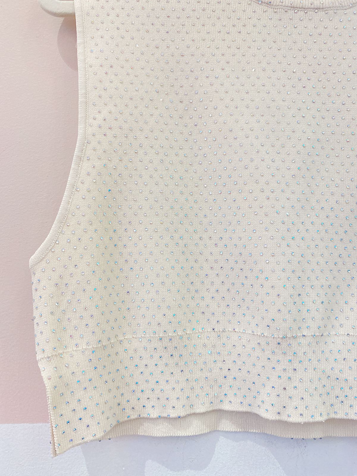 Cropped tricot brilhos Animale M