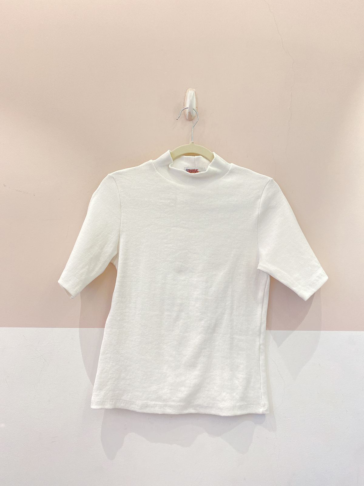 Blusa canelada branca G
