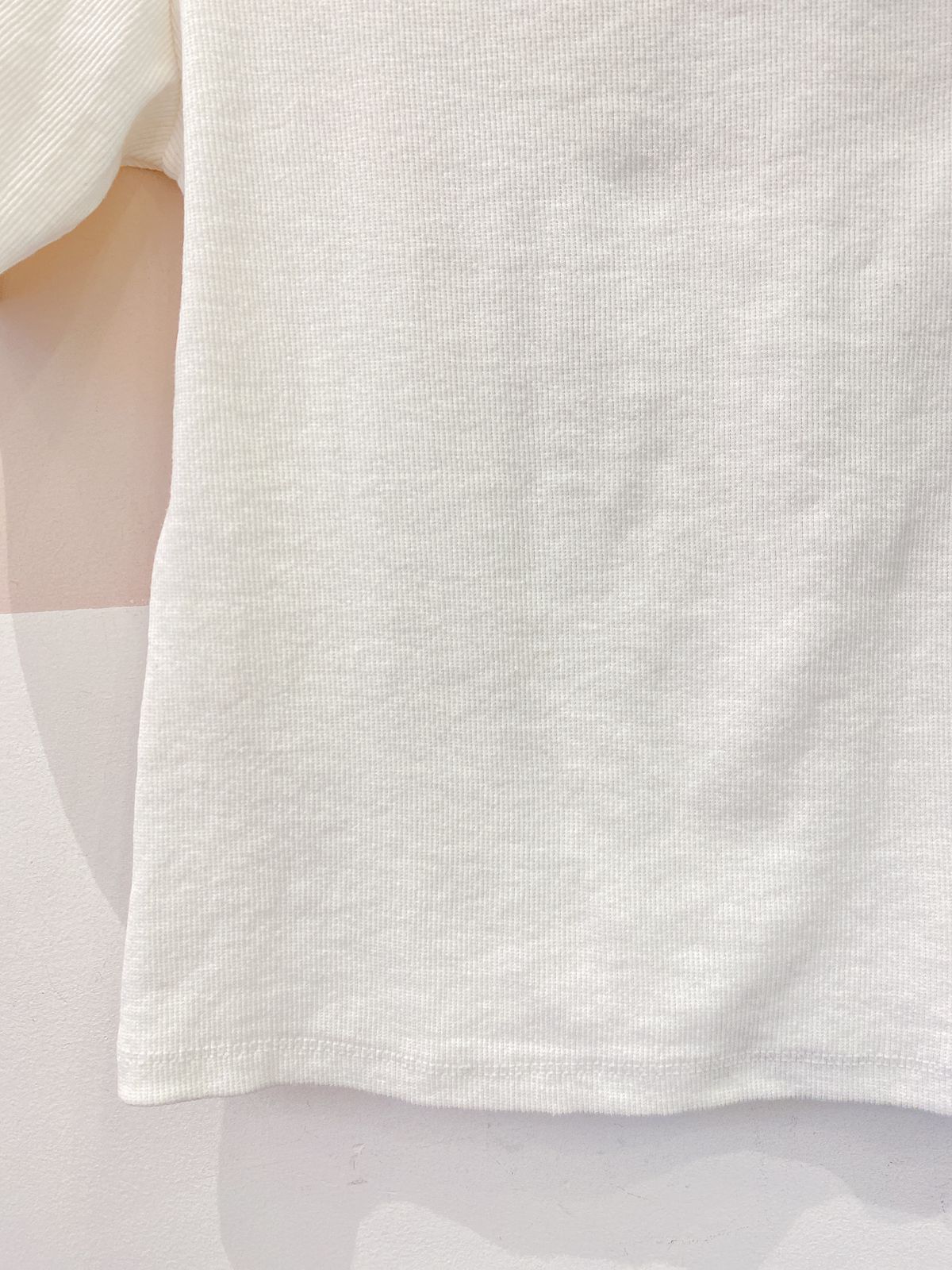 Blusa canelada branca G