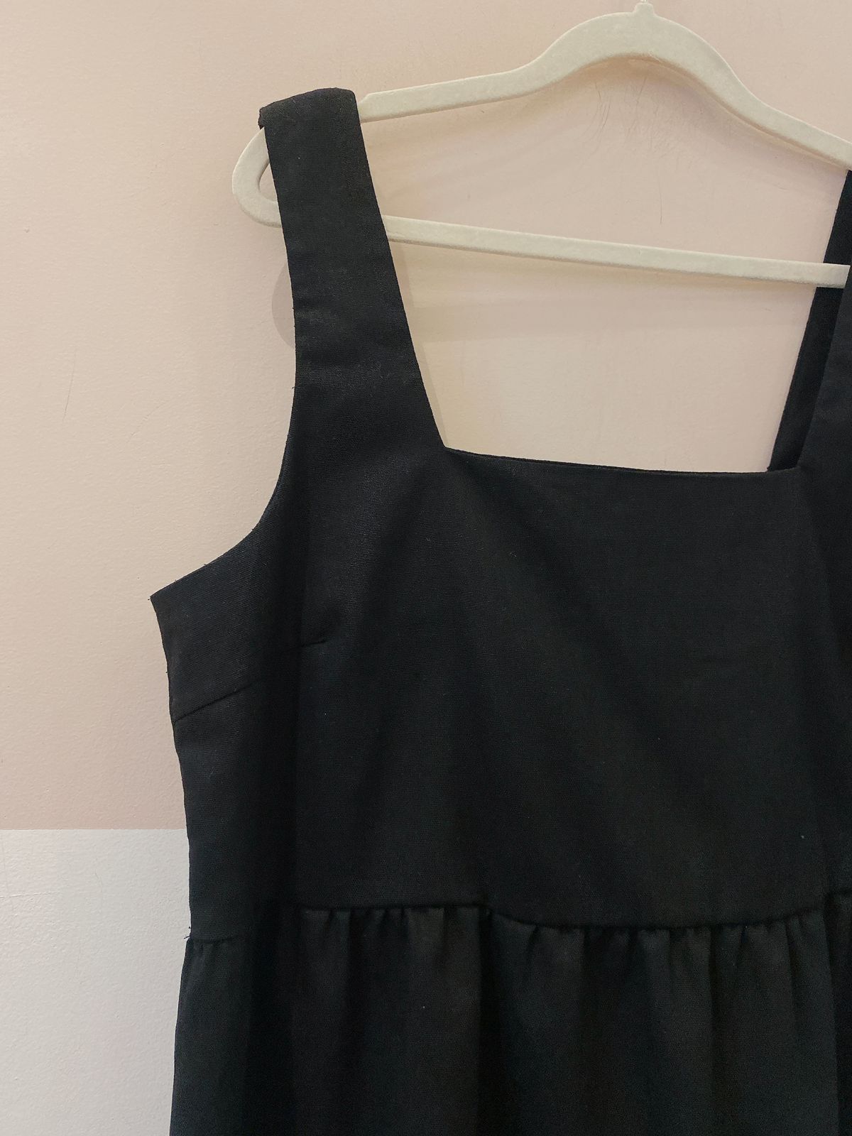 Blusa preta peplum Renner G