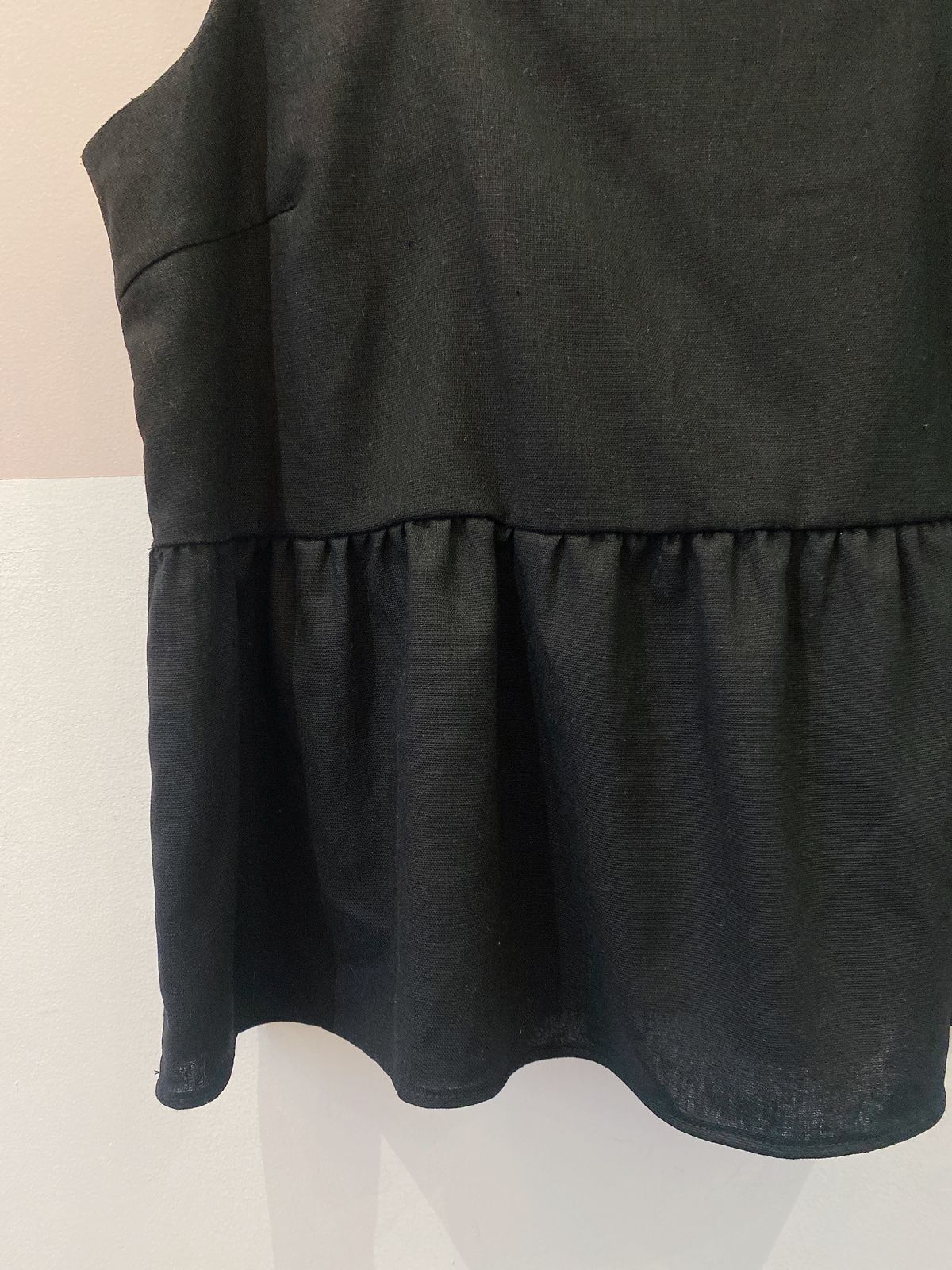 Blusa preta peplum Renner G
