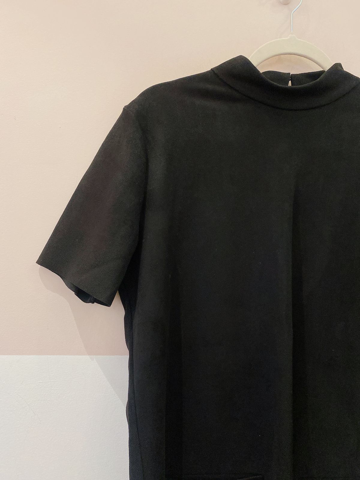 Vestido preto curto Zara M