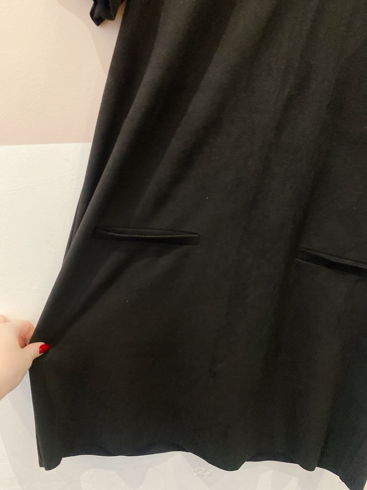 Vestido preto curto Zara M