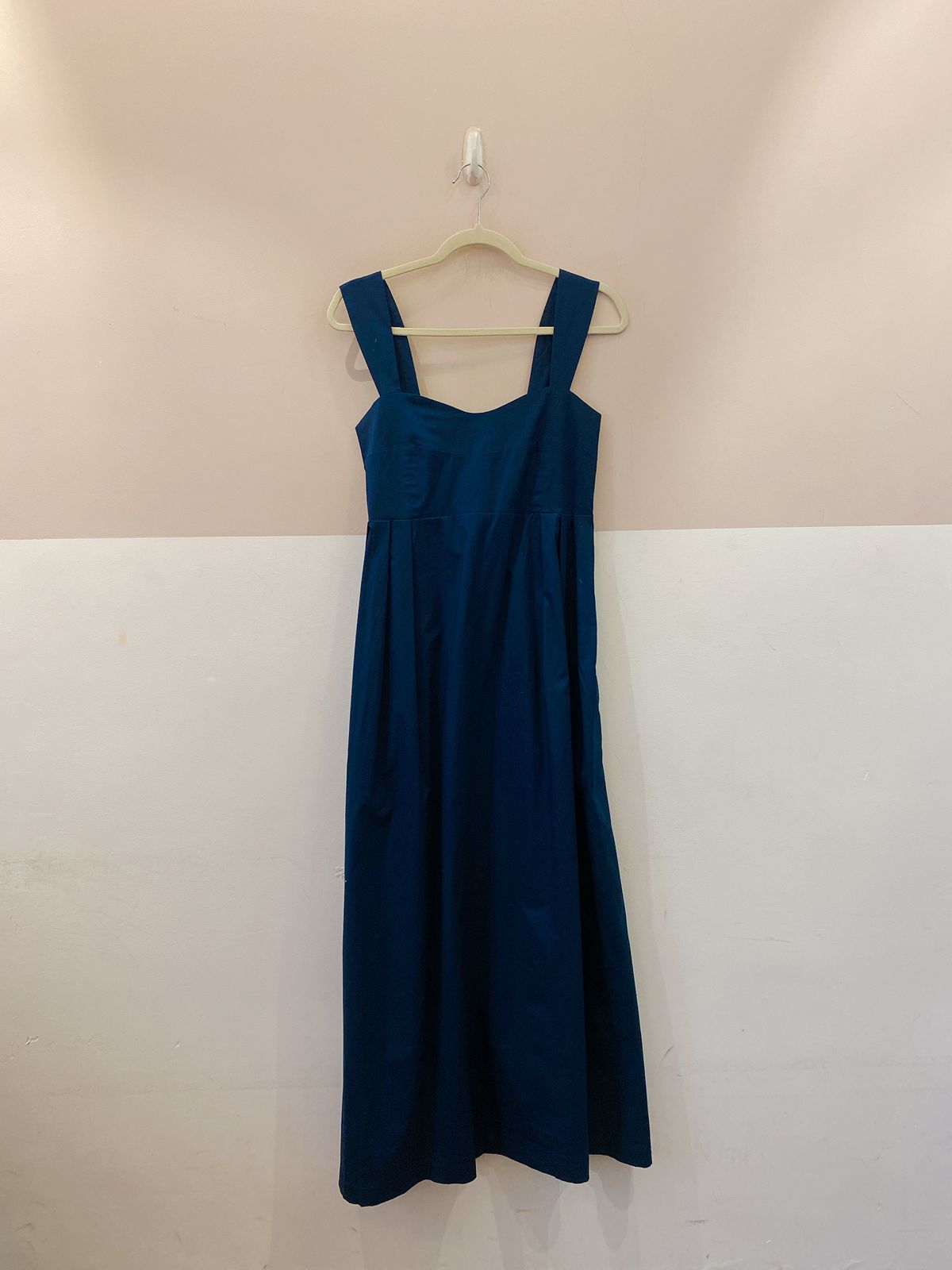 Vestido midi azul marinho Ruela M