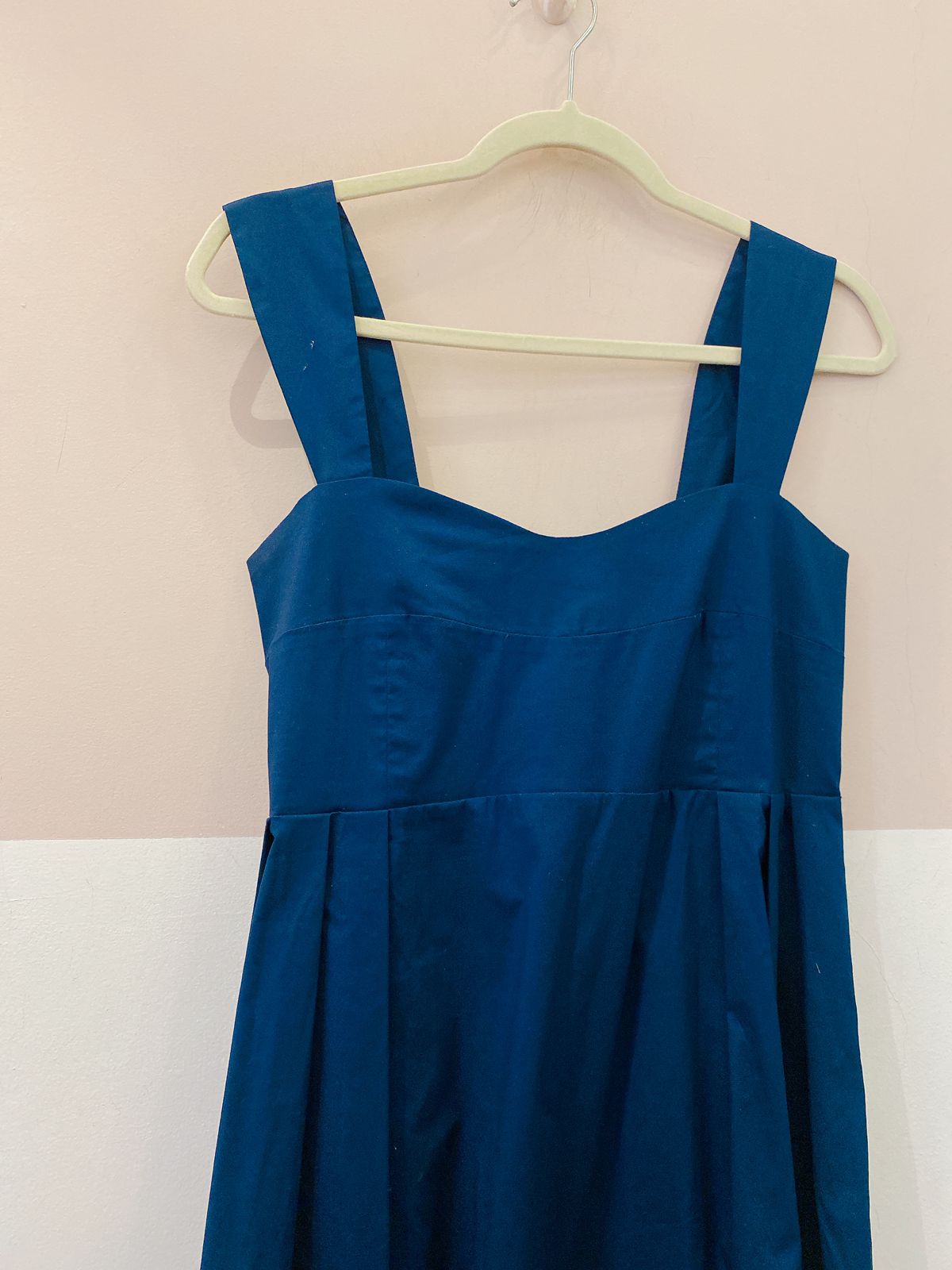 Vestido midi azul marinho Ruela M